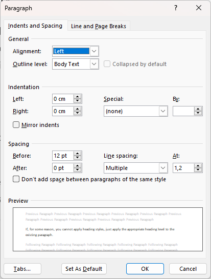 Parallel Heading Format Formatting before editing 2: Headings - Professional Editors' Guild